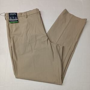 Chaps Golf Performance Slim Fit Pants Men's 42x32 Khaki
